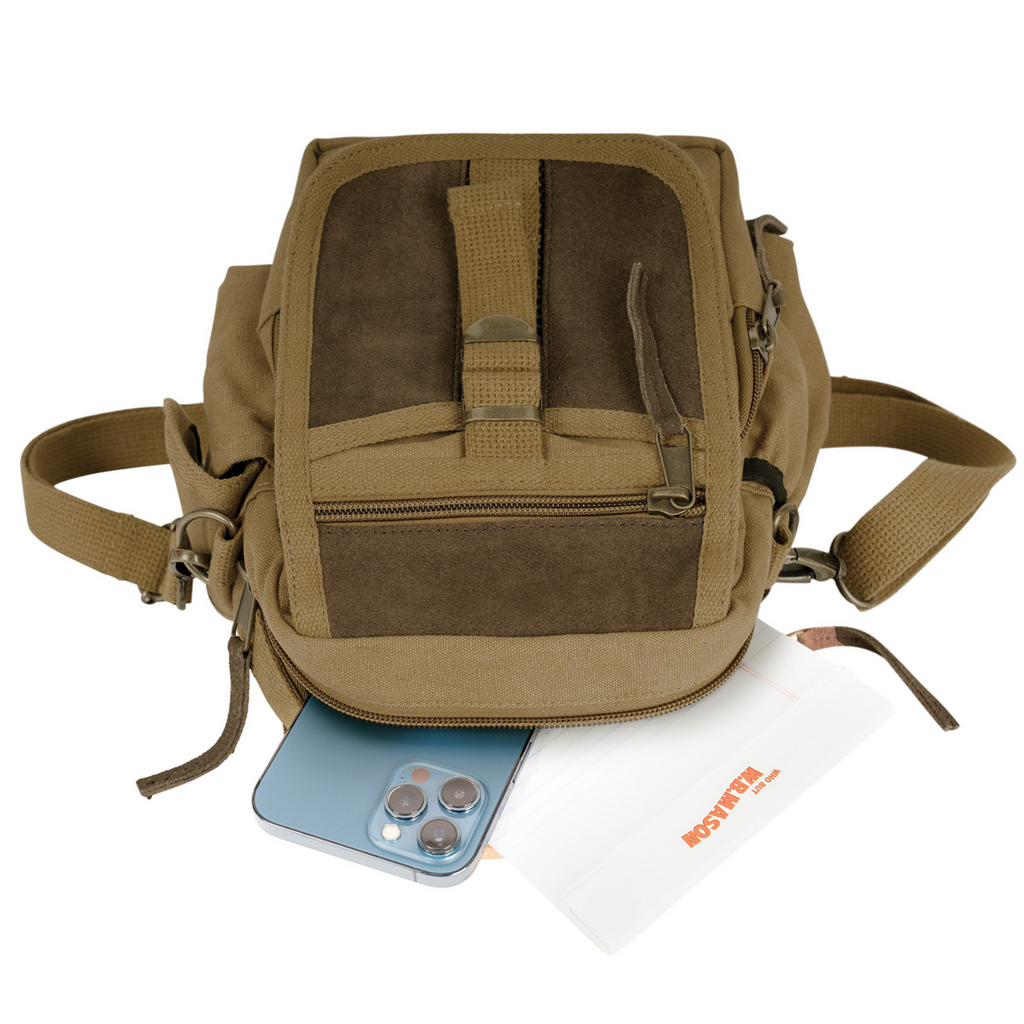 Coyote Brown - Classic Army Paratrooper Shoulder Bag - Galaxy Army Navy
