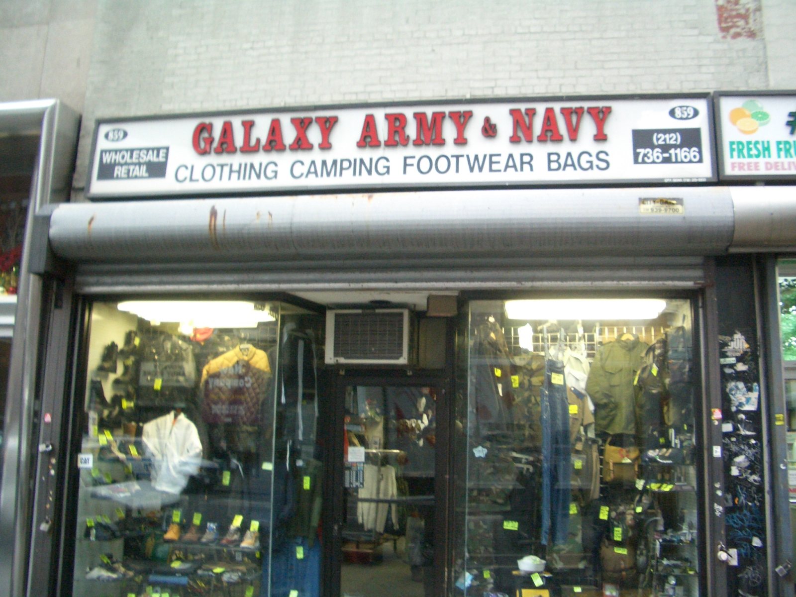 Galaxy army navy manhattan NY