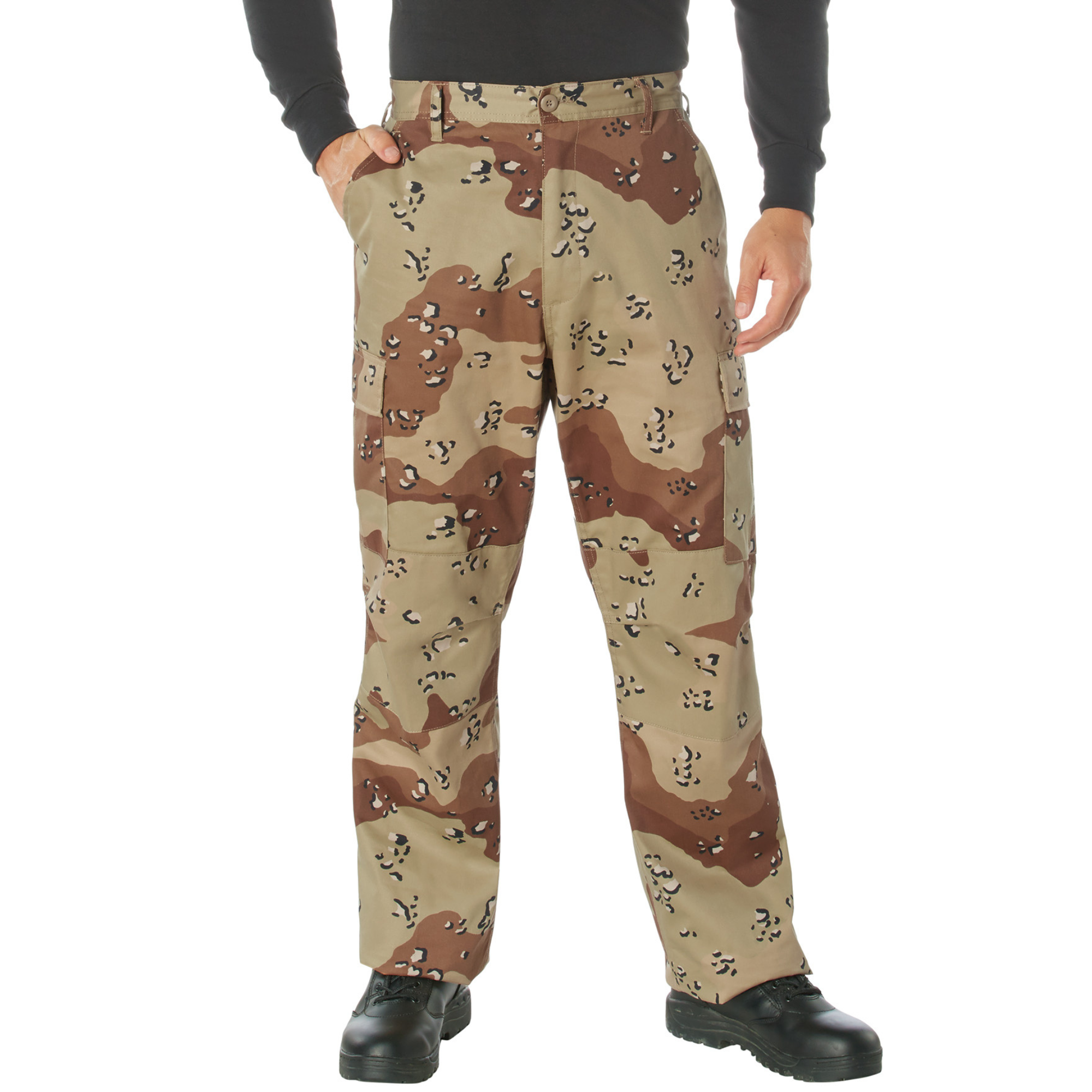Custom Slim Tapered Authentic Desert Camo BDU Pants 
