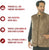 Coyote Brown - Quilted Woobie Vest