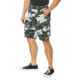 City Camouflage  - Tactical Vintage Paratrooper BDU Cargo Shorts - Poly Cotton - Zipper Fly