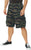 Tiger Stripe Camouflage - Vintage Infantry Utility Army BDU Cargo Shorts - Heavyweight Cotton - Zipper Fly