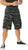 Tiger Stripe Camouflage - Vintage Infantry Utility Army BDU Cargo Shorts - Heavyweight Cotton - Zipper Fly