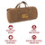 Earth Brown Cotton Canvas Travel Equipment Flight Carry Duffle Shoulder Bag - 19 inches