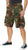 Woodland Camouflage - Vintage Infantry Utility Army BDU Cargo Shorts - Heavyweight Cotton - Zipper Fly