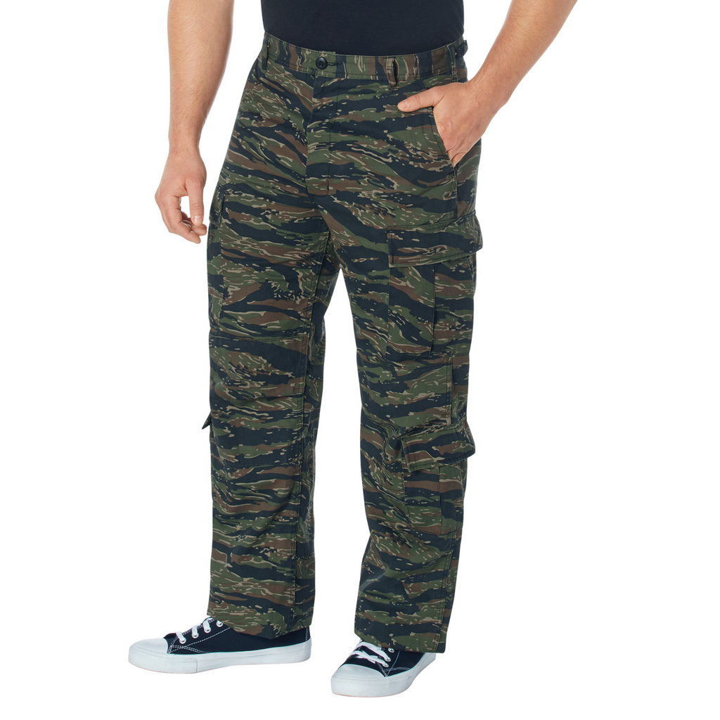 Tiger Stripe Camouflage - Military Vintage Paratrooper Fatigues ...