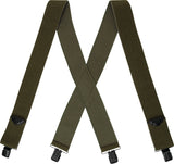 Olive Drab - Military Pants Suspenders