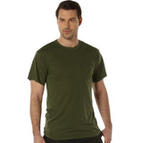 Olive Drab Moisture Wicking Pocket T-Shirt