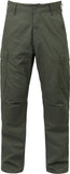 Olive Drab - Military BDU Pants - 100% Cotton Lightweight Ripstop Summer Weight