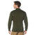 Olive Drab - Five Button GI Style Sweater | Vintage Army Style - Acrylic - Men's