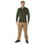 Olive Drab - Five Button GI Style Sweater | Vintage Army Style - Acrylic - Men's