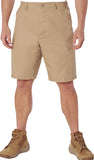 Khaki - Military Cargo BDU Shorts - Cotton Ripstop