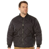 Black - Diamond Quilted Urban Flight Jacket