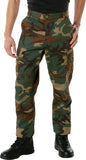 Woodland Camouflage - Military BDU Pants (Polyester/Cotton Twill)