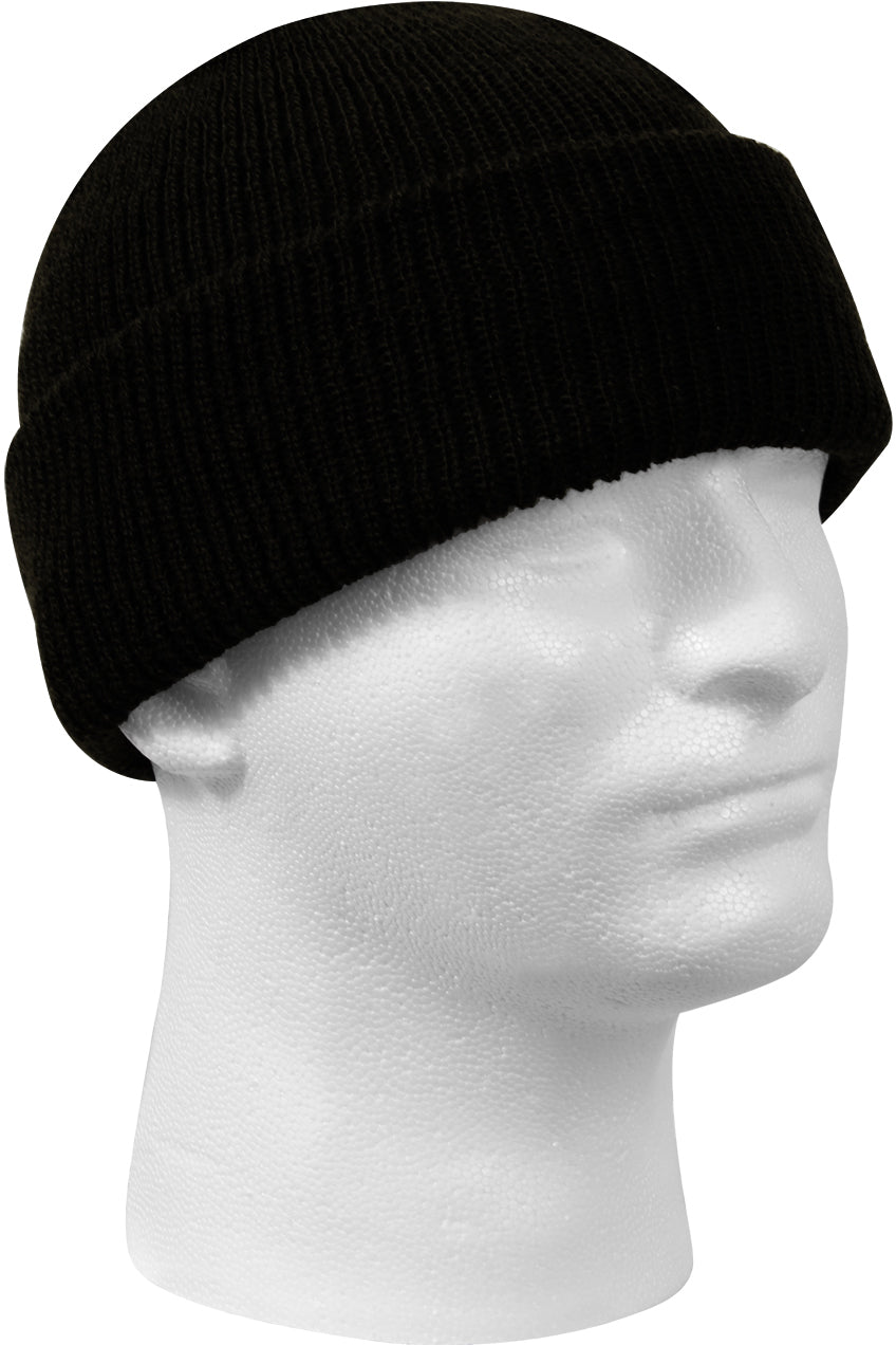 Black - Wool Winter GI Defense Dept US Hat of Galaxy Govt Cap Watch Navy Beanie Army - Genuine