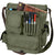 Vintage Olive Drab - Vintage Canvas M-51 Engineers Field Journey Bag with Leather Accents