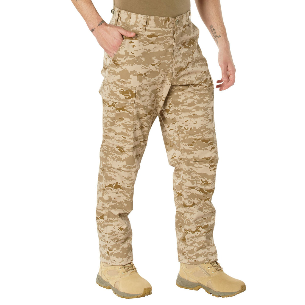 Desert Digital Camo - Military BDU Pants - Cotton Polyester Twill ...