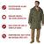 Olive Drab - Army M-51 Fishtail Parka