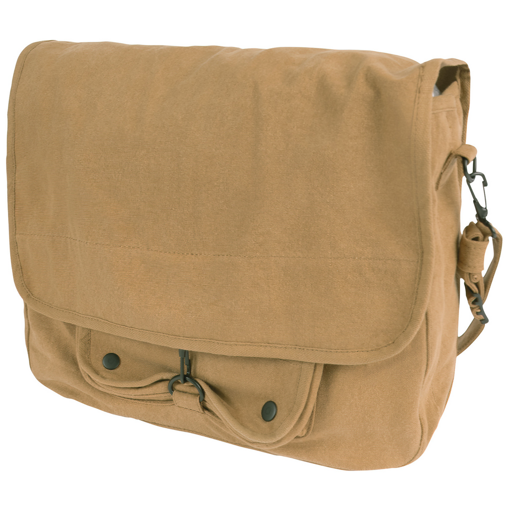 Coyote Brown - Classic Army Paratrooper Shoulder Bag - Galaxy Army Navy