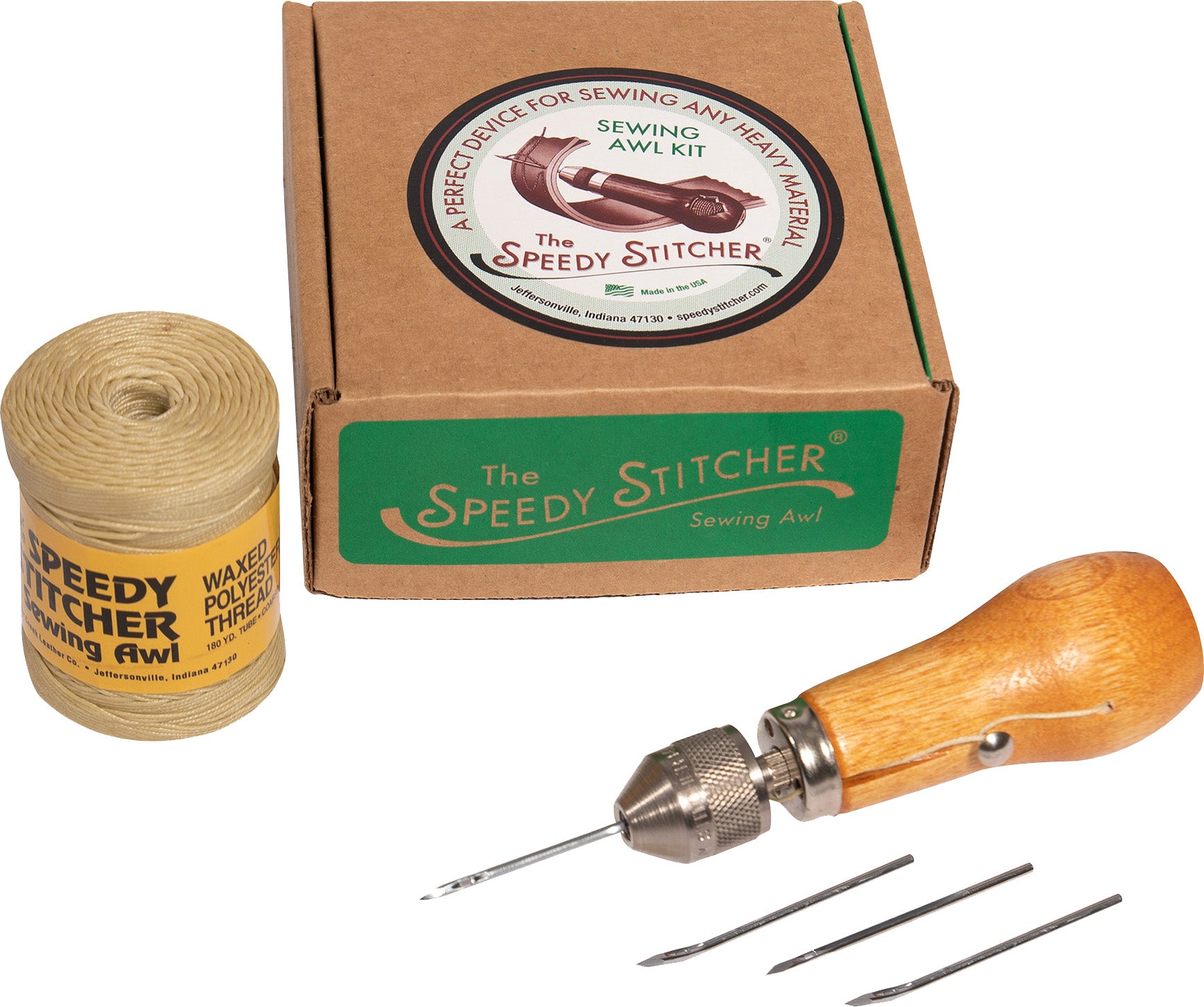 Speedy Stitcher Sewing Awl Kit - Made in USA 