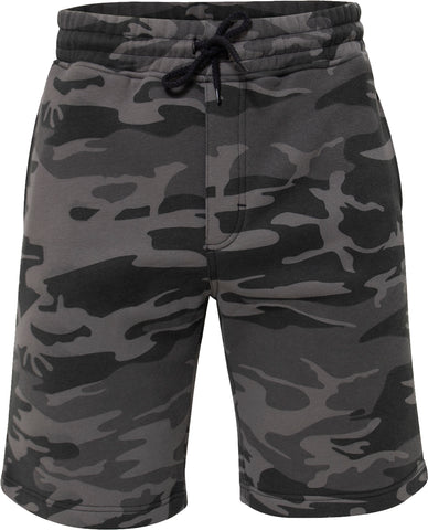 Digital Woodland Camouflage - Womens BOOTY CAMP Booty Shorts - Galaxy Army  Navy