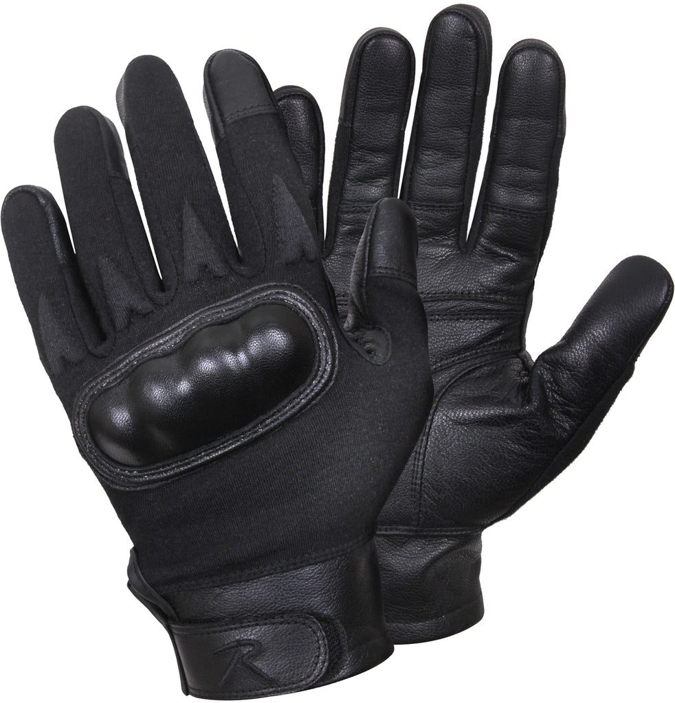 Black - Hard Knuckle Cut and Fire Resistant Gloves - Galaxy Army Navy