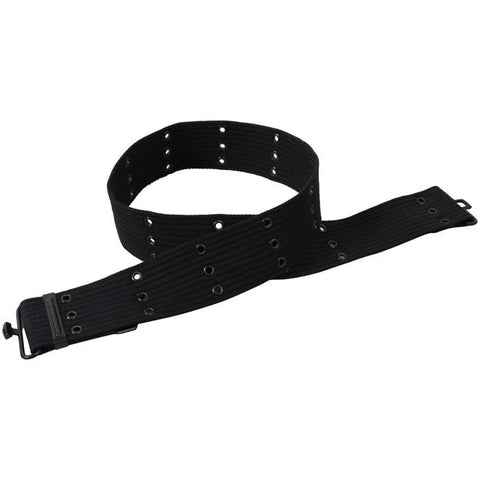 Canvas Web Belt Military Style with Brass Buckle and Tip 54 Long Many  Colors (Black) at  Men's Clothing store