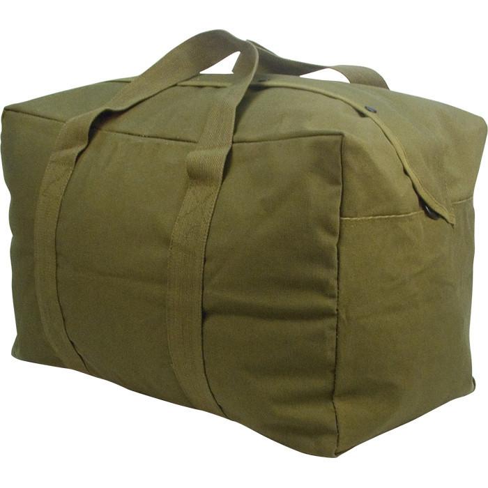 Rothco - Canvas Duffle Bag with Side Zipper, Olive Drab / 25 x 42