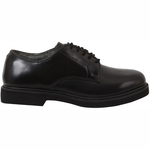 Black High Gloss Shiny Oxfords Uniform Shoes Formal Dress Military