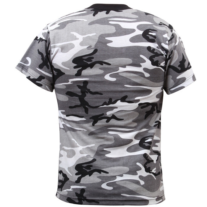 City Camouflage Poly/Cotton Mens T-Shirt - | Tee Army Navy Army Military Galaxy Cut Regular