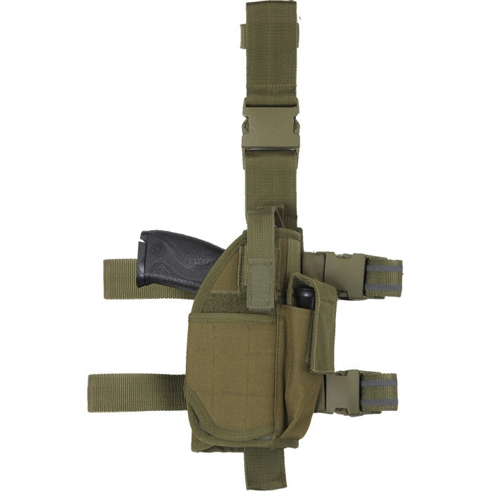 Olive Drab - Deluxe Leg Strap Adjustable Tactical Holster - Galaxy Army ...