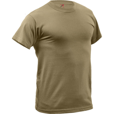 Coyote Brown AR 670-1 Mil-Spec 100% Polyester Quick Drying T