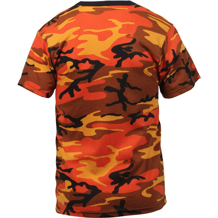 Savage Orange Camouflage - Military T-Shirt - Galaxy Army Navy