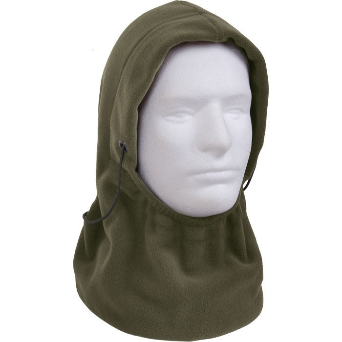 Olive Drab - Polar Fleece Adjustable Balaclava - Galaxy Army Navy