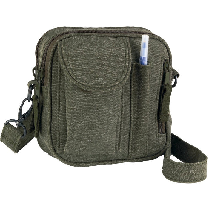 Olive Drab - Military Excursion Organizer Shoulder Bag - Galaxy Army Navy