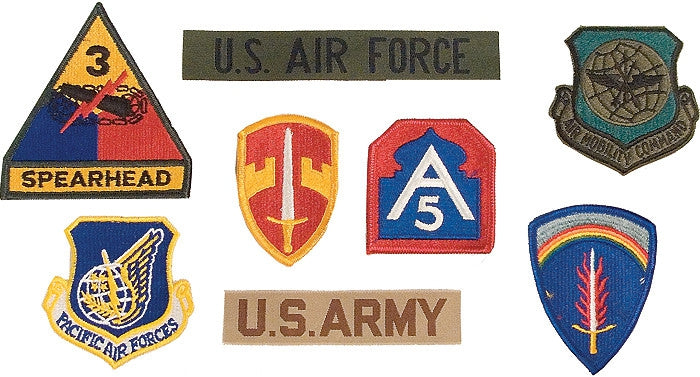 Assorted Military Patches 100 Pack - Galaxy Army Navy