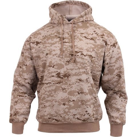 Digital camo hooded sweatshirt on sale